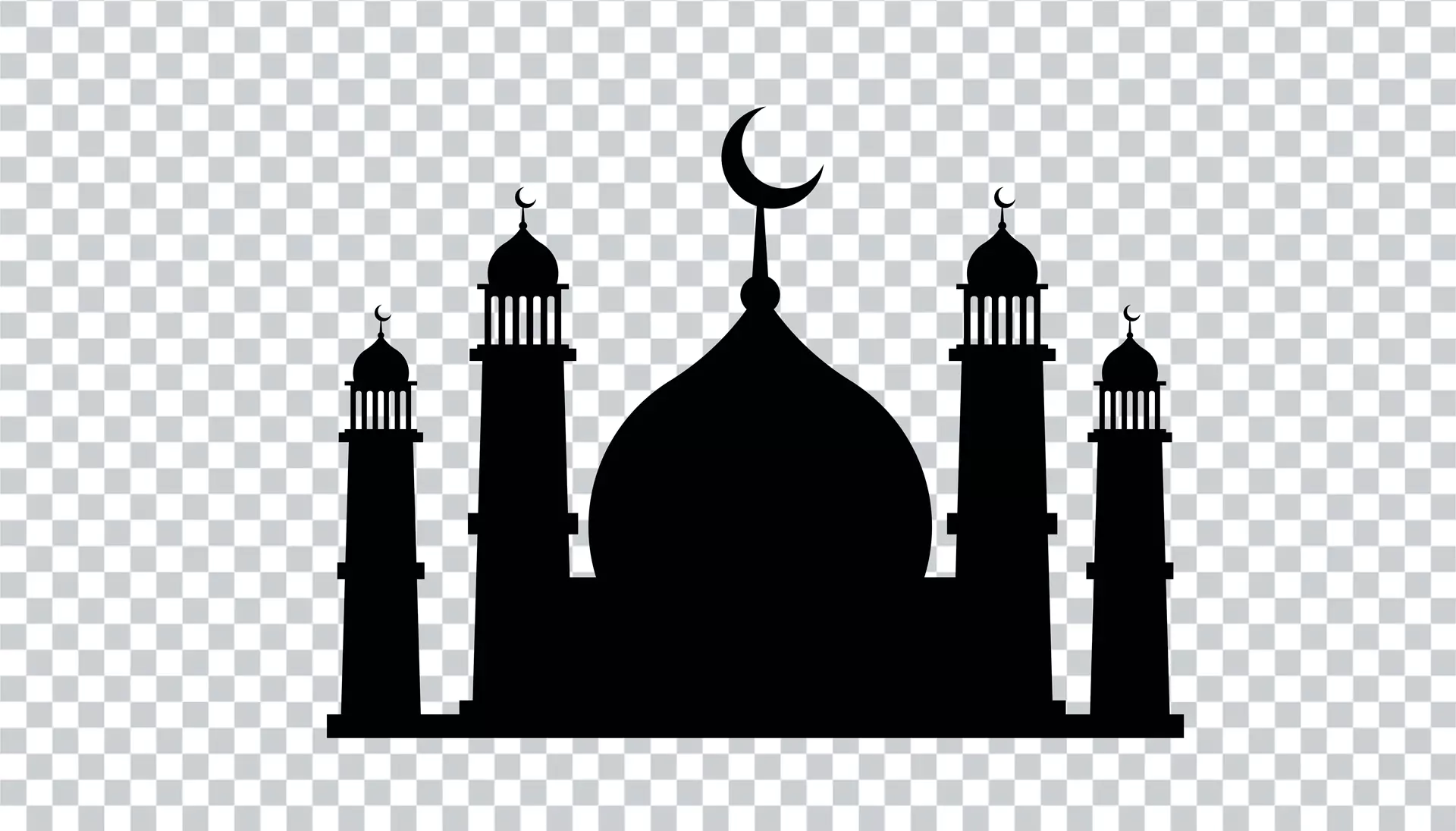 simple mosque vector black 1 67ac4ff54dd28